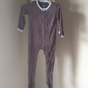 Kickee Pants: 6-12 mo: Woodgrain- Rare!